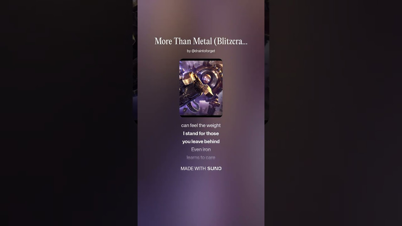 More Than Metal (Blitzcrank)