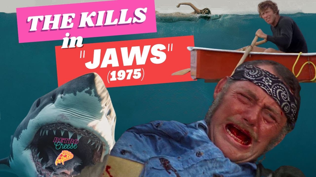 Every Death from JAWS (1975) in ONE MINUTE! | Horror Movie Kill Count | THE KILLS with Retro Cheese
