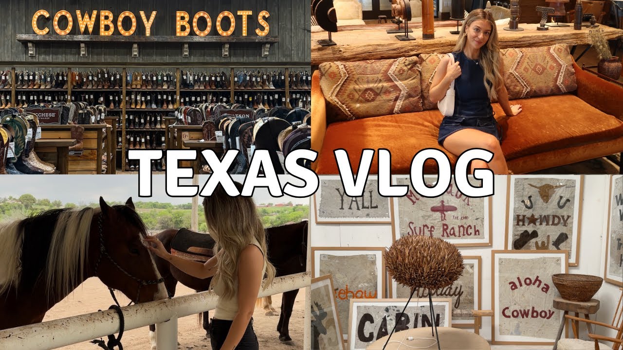 TEXAS TRAVEL VLOG: Round Top, Fort Worth Stockyards, Getting Tattoos, Country Concert & More!!!