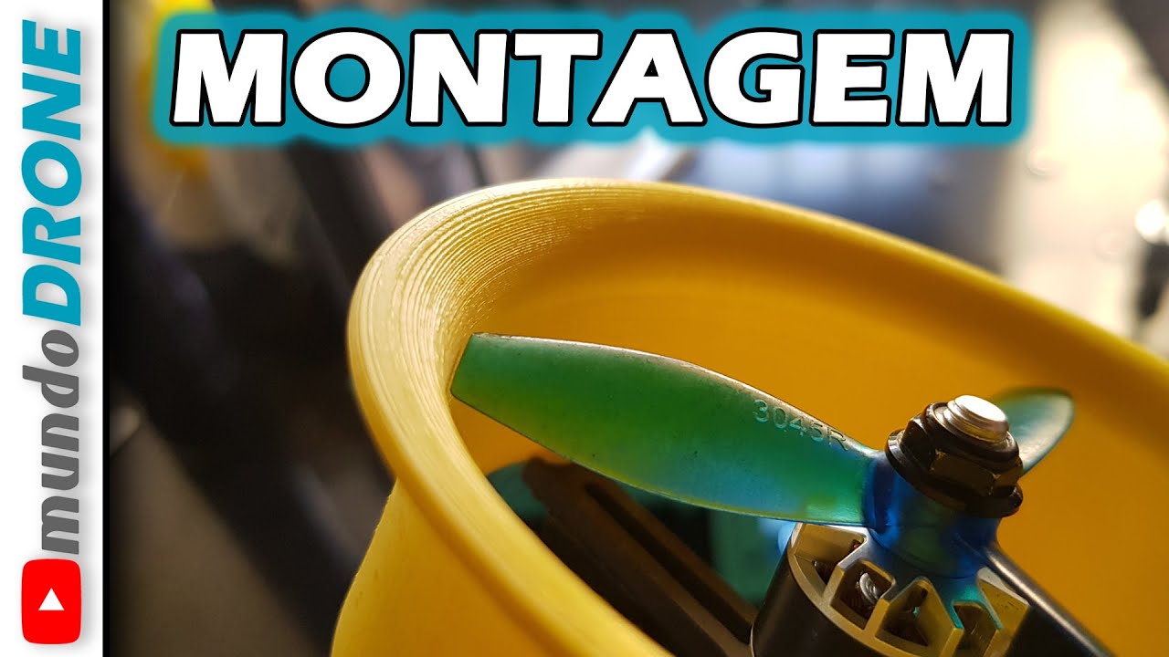 Montando um DRONE CINEWHOOP -  BOM e BARATO - Video 2 - MONTAGEM