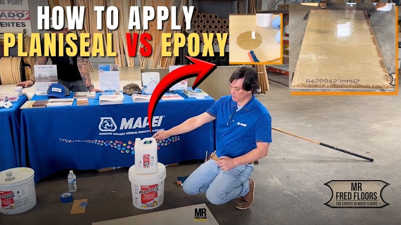 How to Apply Planiseal VS Epoxy #epoxycoatings #concerte #mapei #questionandanswer #woodfloor