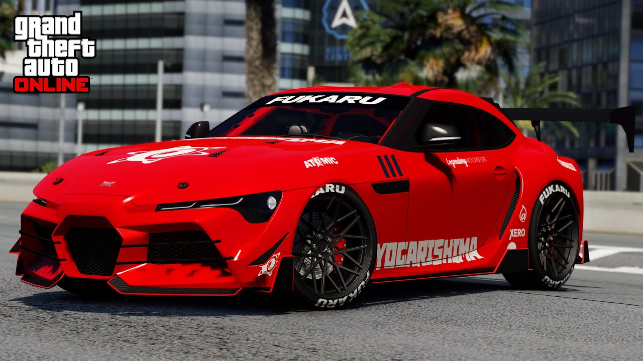 Jester RR Race Car Custom Build in GTA Online (Toyota Supra)