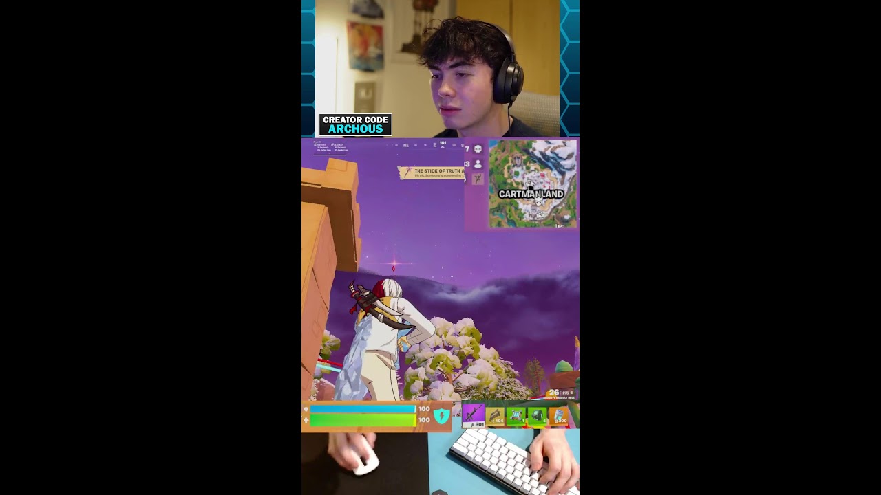 Stick of Truth Winning in Zero Builds Fortnite | Use Code Archous #ad