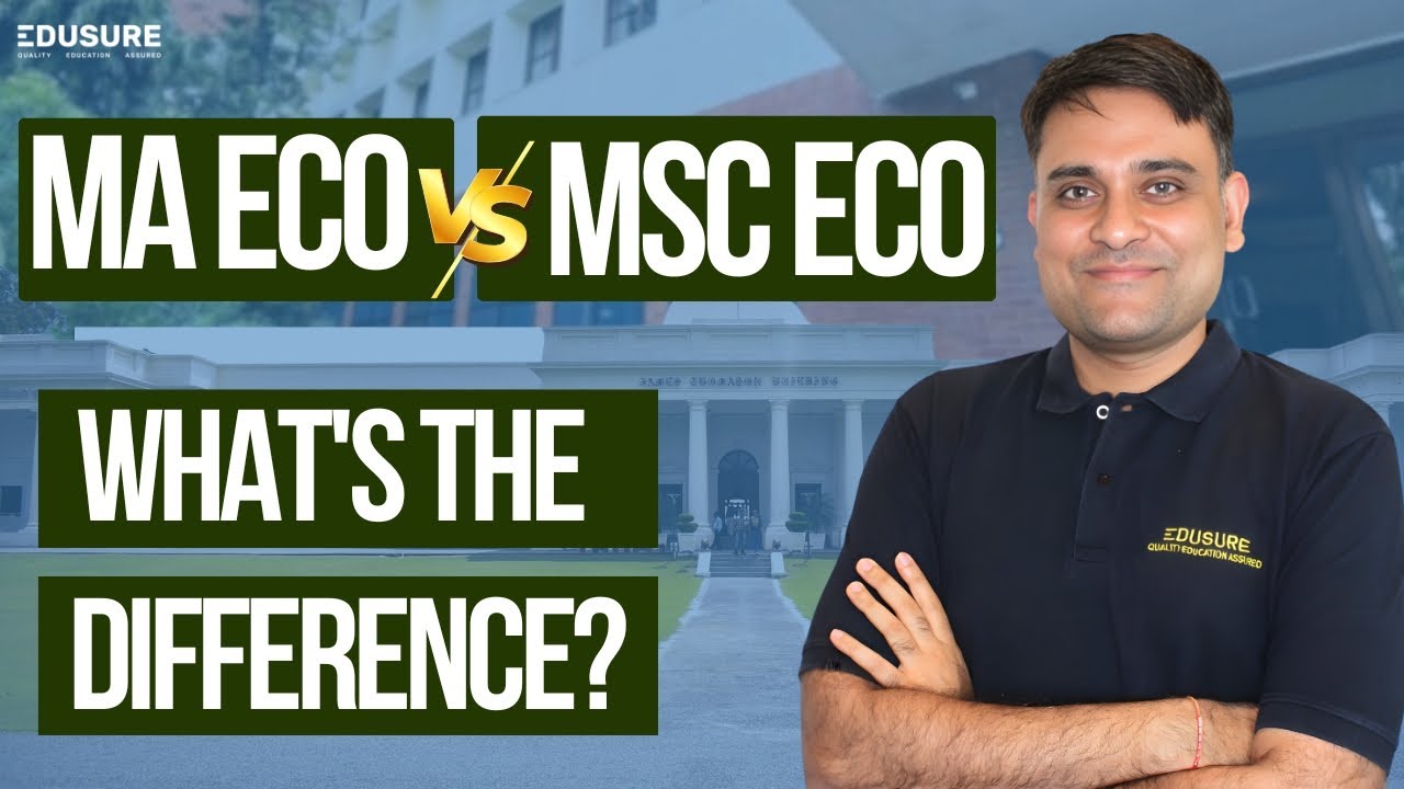 MA Economics and M.Sc Economics में क्या अंतर है?| सच्चाई जानिए!