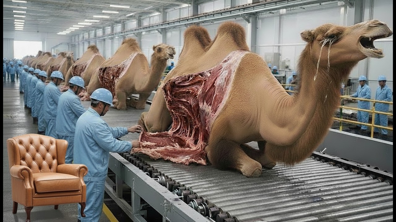 Inside the World’s Largest Bactrian Camel Mega Factory: Two-Humped Camel to High-End Showroom Chairs