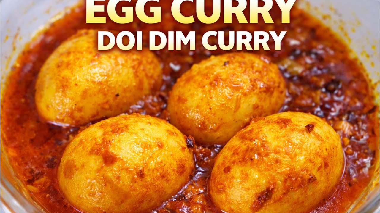  Delicious Doi  Dim Curry Recipe | Bengali Egg Curry with Yogurt | Easy Egg Recipe 