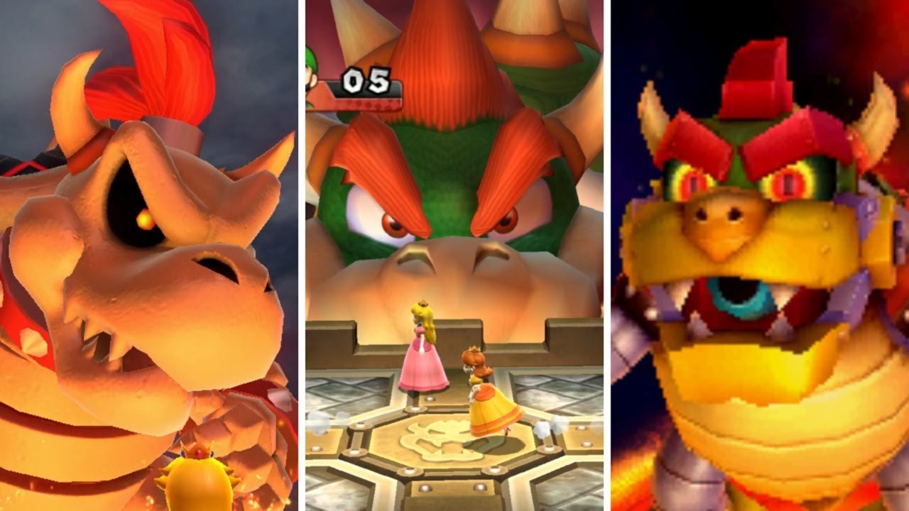 Evolution of Bowser Battles in Mario Party Games (2002-2020)
