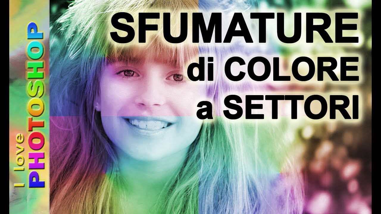 Photoshop tutorial italiano - Sfumatura photoshop a 4 settori, tutorial photoshop sfumatura