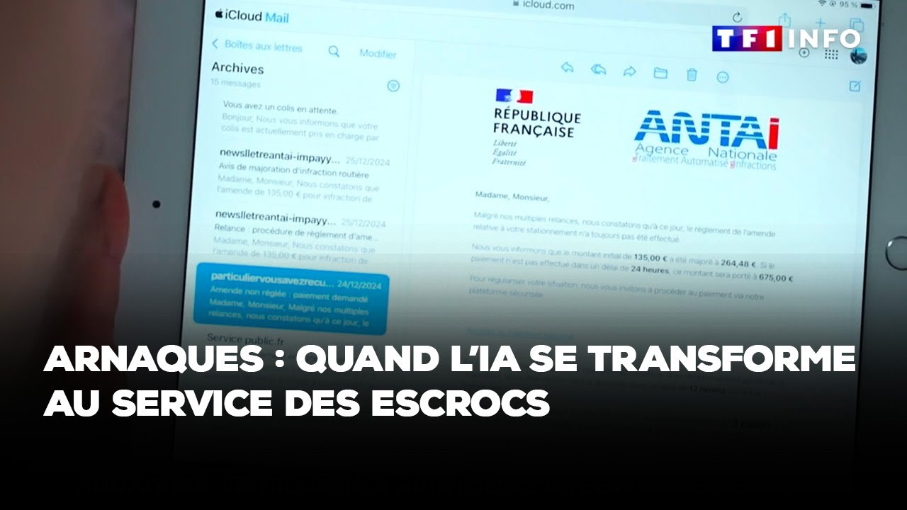 Arnaques : quand l'IA se transforme au service des escrocs ｜TF1 INFO