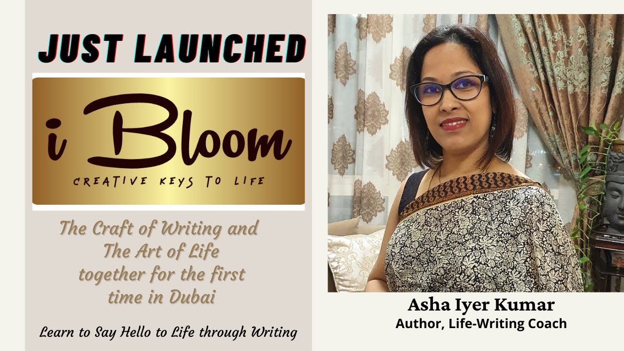 A unique writing-life coaching enterprise, i Bloom FZE, launched in Dubai