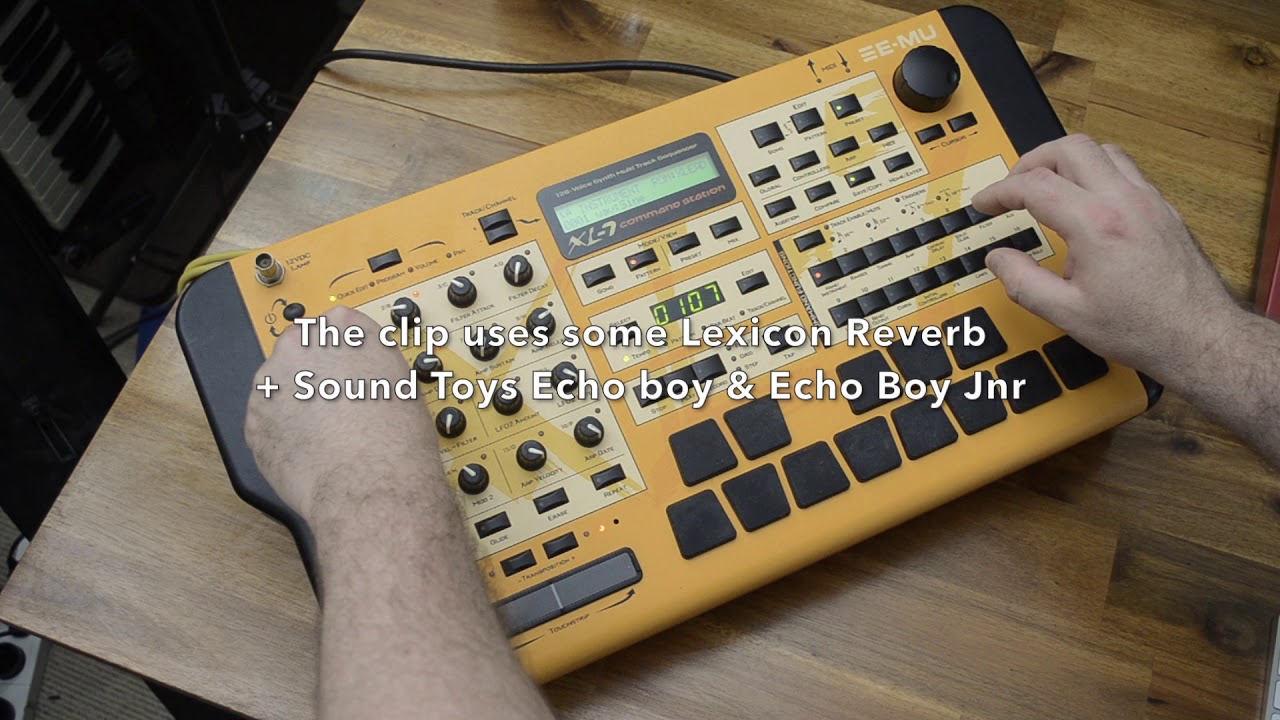 E-MU XL-7 Loop Noodle (Synthesis on a groove box ?)