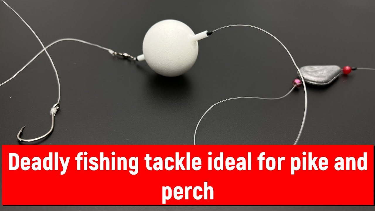 Catchable fishing tackle, ideal for catching pike and perch