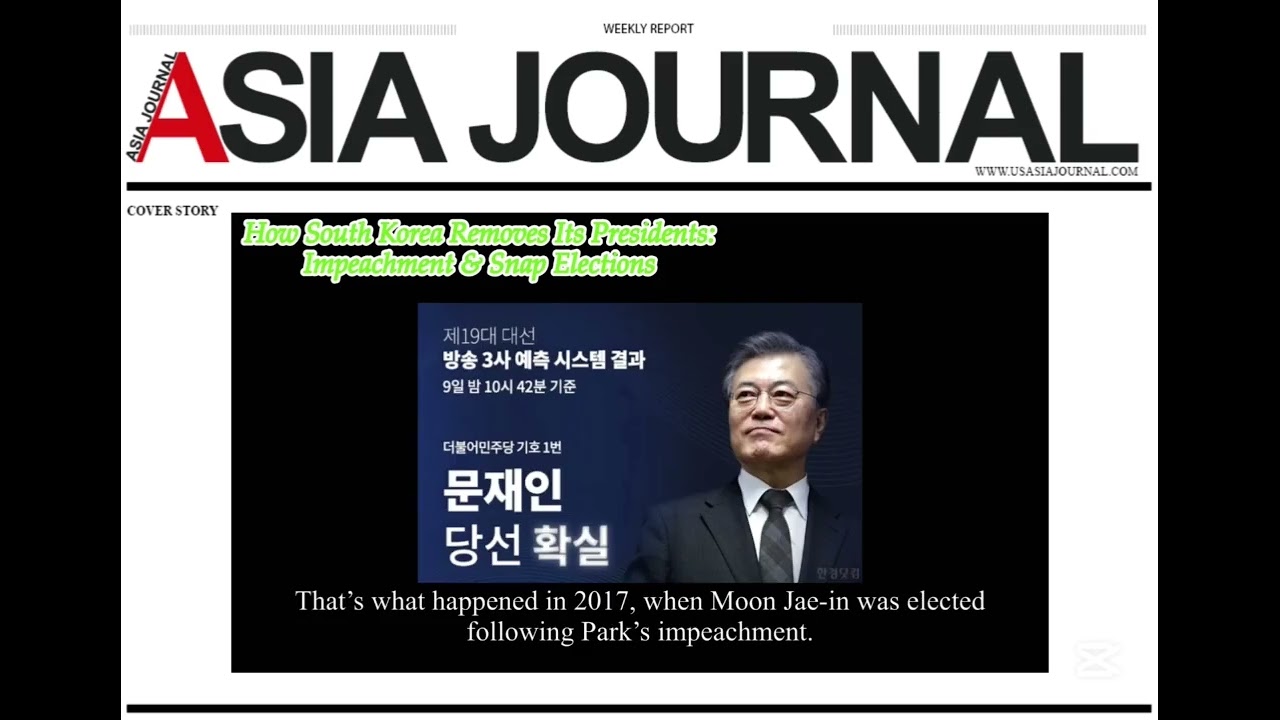 How South Korea Removes Its Presidents: Impeachment & Snap Elections