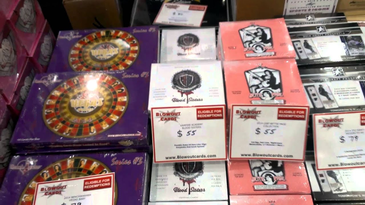 Blowout Sports Cards Booth 2014 National Sports Collectors Convention