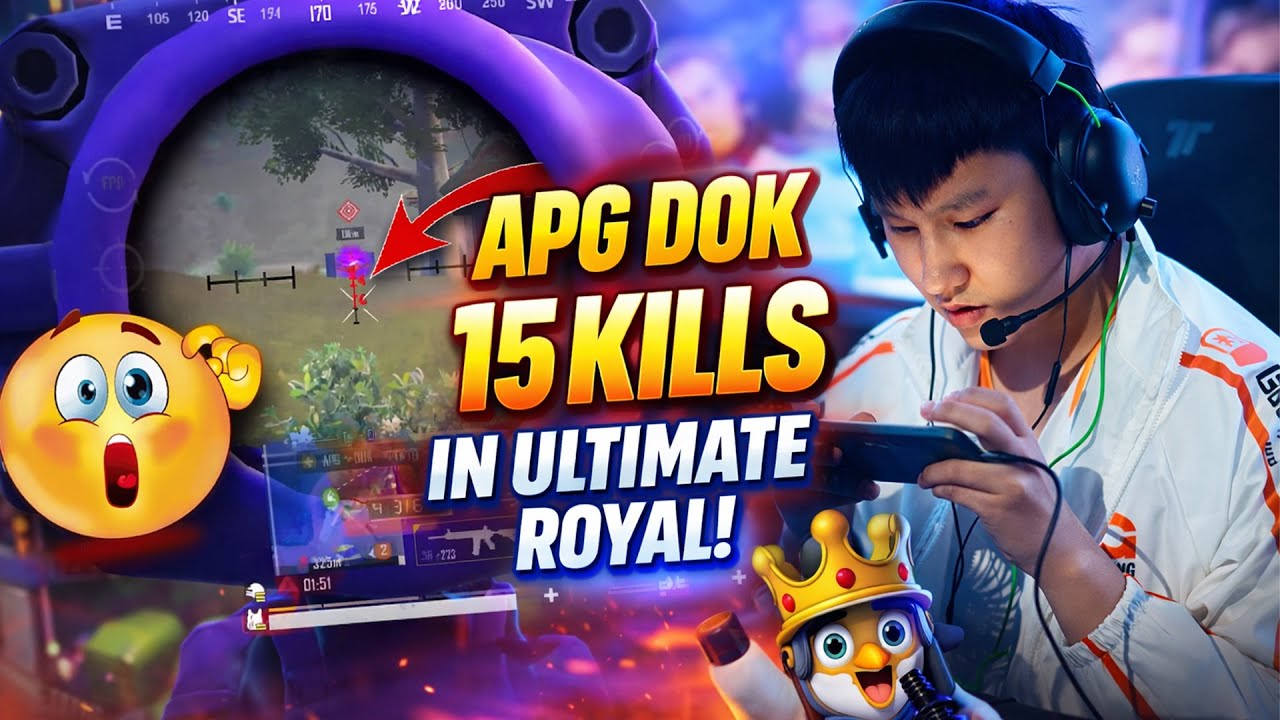PUBG MOBILE MONGOLIA🇲🇳: APG DOK THE BEST IGL FROM MONGOLIA'S TRAINING DRILLS🔥👑UR 15 KILLS CHICKEN🤯😱