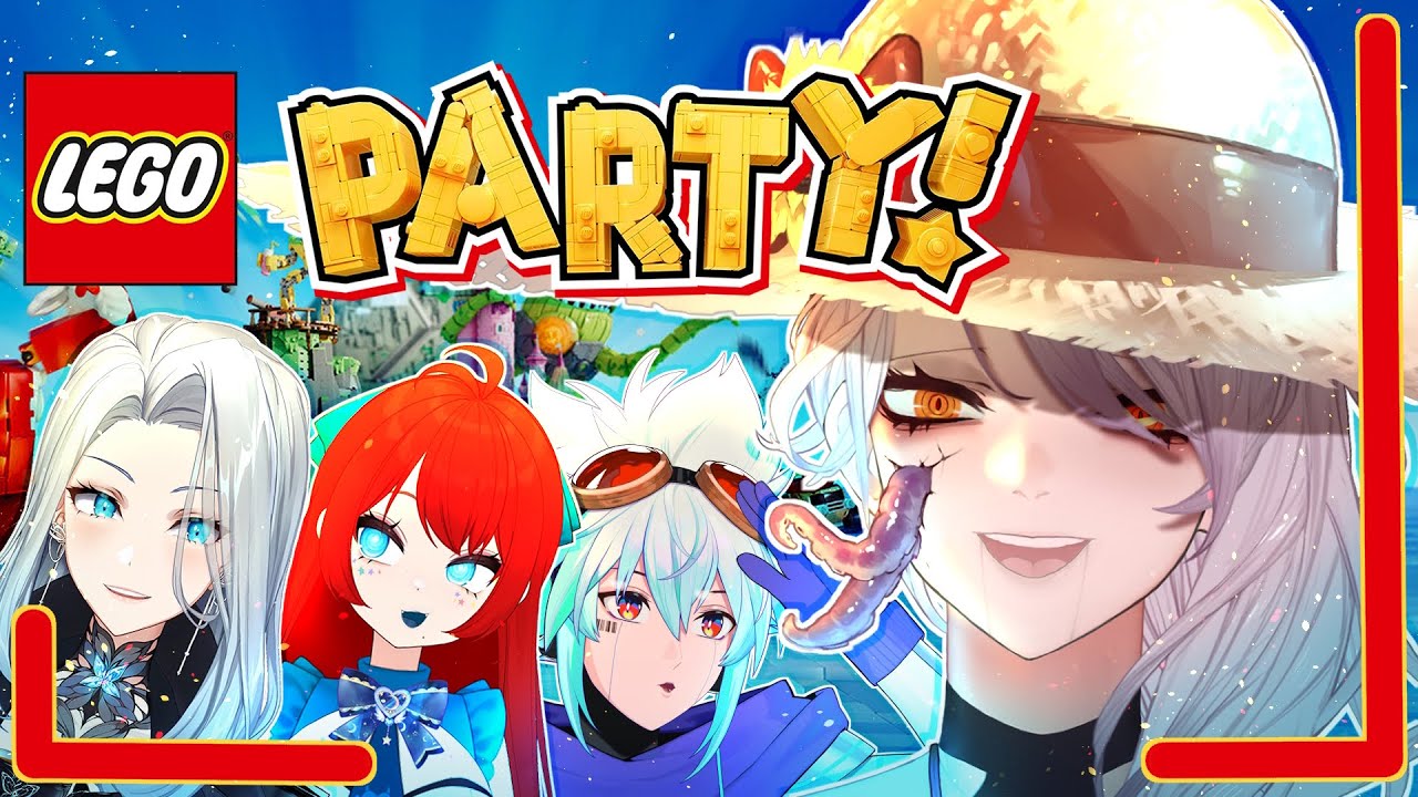 BECOMING THE CRASH OUT CREW💢| LEGO PARTY! with AMALEE, LIZ, CYYU