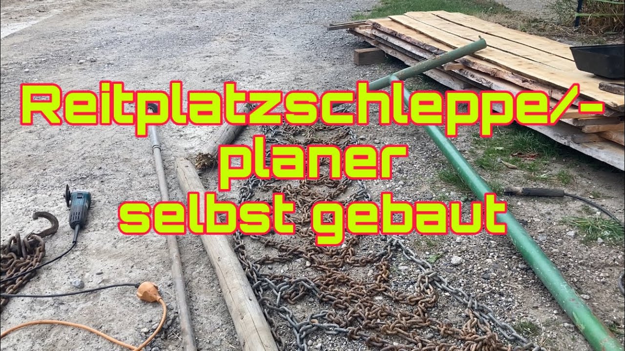 Selbstgebaute Reitplatzschleppe / Ackerschleppe / Wiesenschleppe