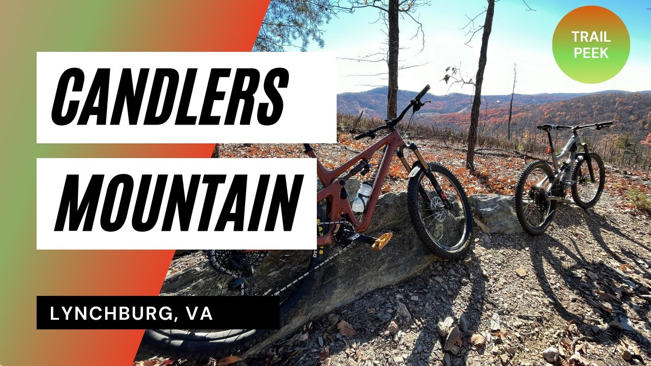Candlers Mountain Mountain Biking Trail Peek | Lynchburg, VA