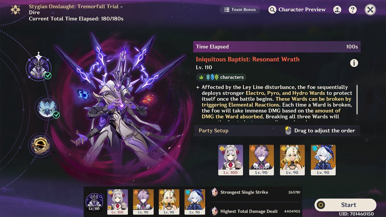 Noelle Dire Iniquitous Baptist 100s - Stygian Onslaught 6.2 Luna 3 | Genshin Impact