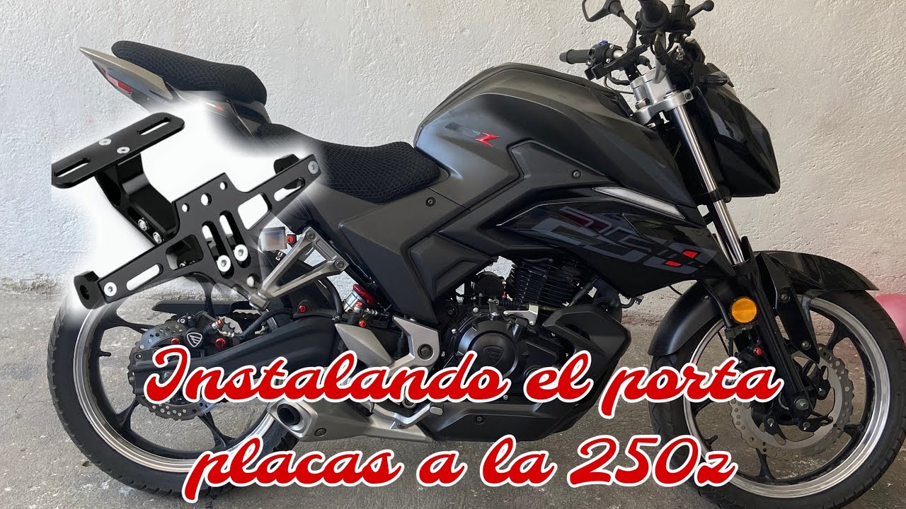 Instalando el porta placa universal a la 250z