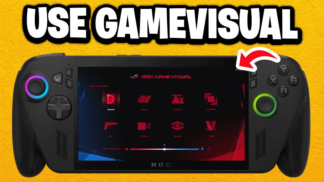 Как использовать GameVisual на ROG Xbox Ally X &mdash; Оптимизация графики для игр (самое быстрое руков...