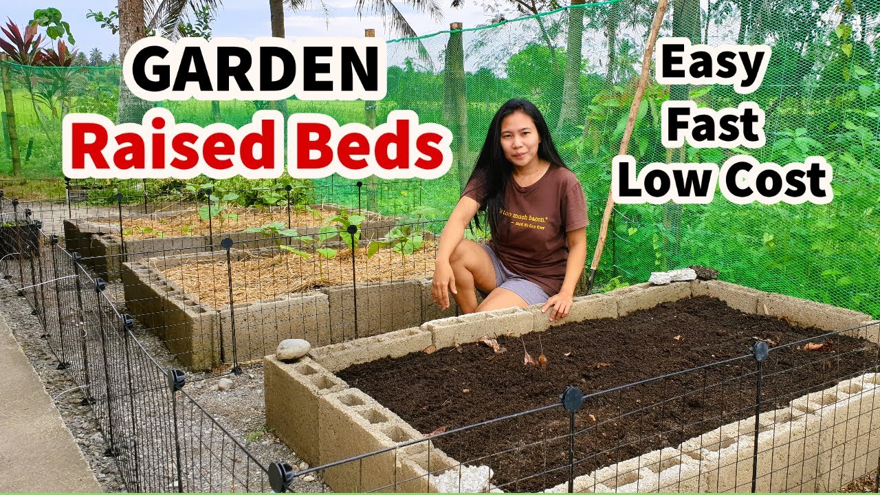 How to Build Raised Garden Beds Cheap and Easy | DIY Raised Garden Bed