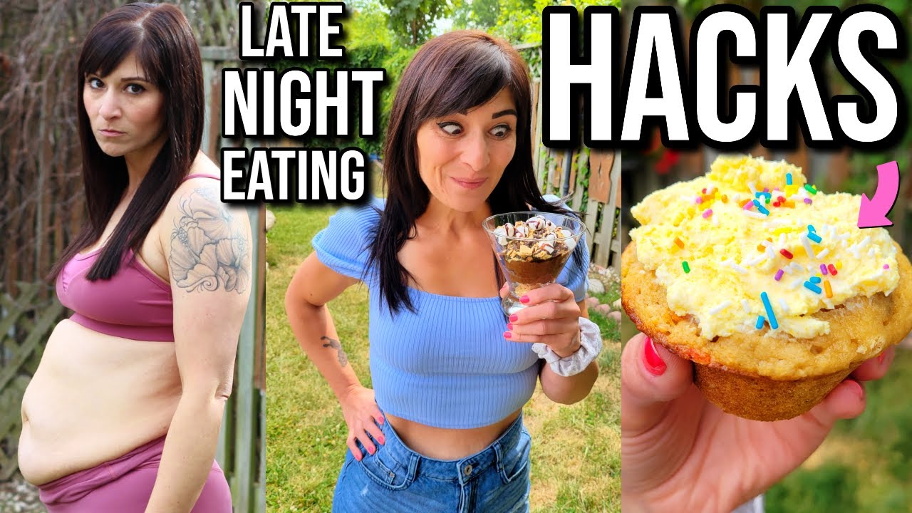 I FINALLY figured out how to eat junk food late at night and NOT RUIN MY DIET (2 weight loss hacks)
