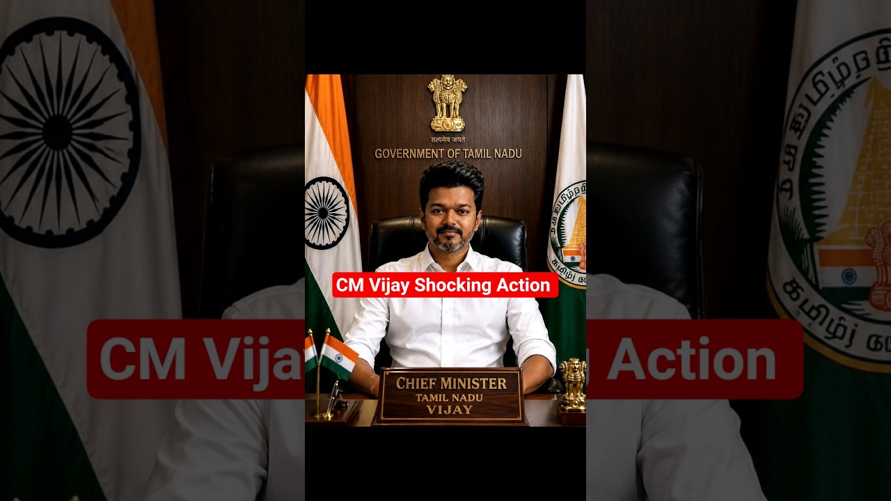 CM Vijay Thalapati take 3 Big Action 😱 | #shorts #ytshorts #vijaythalapathy  #shortsfeed