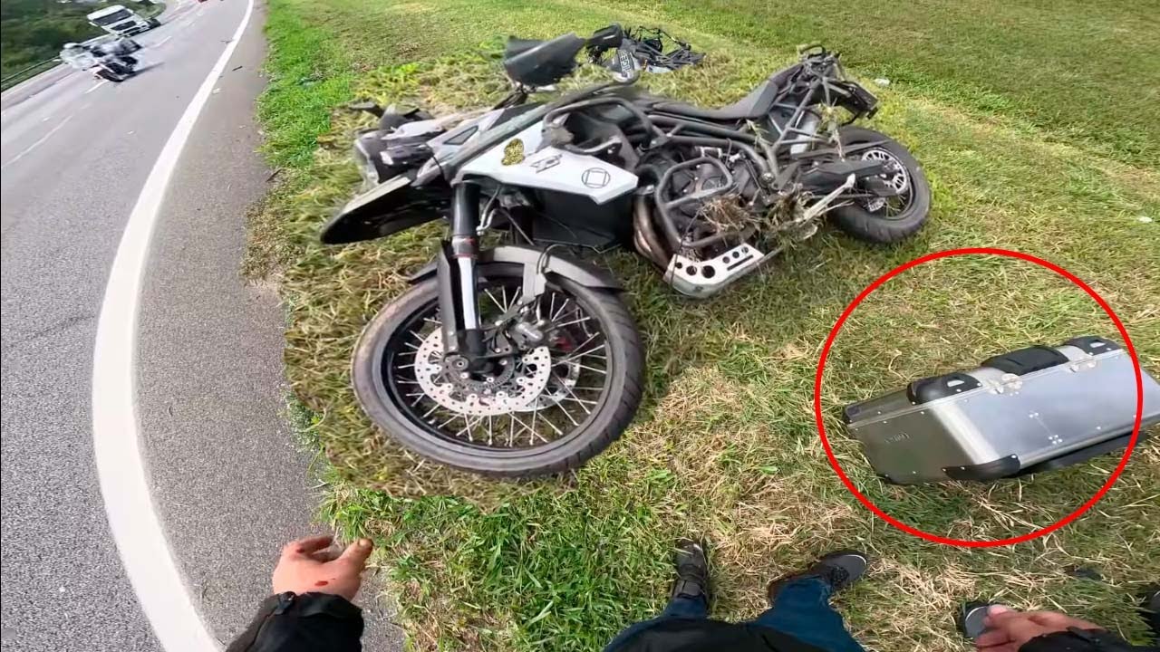 AN&Aacute;LISE DA QUEDA MOTOKA CAIU A 200KM/h @MOTOKACACHORRO​