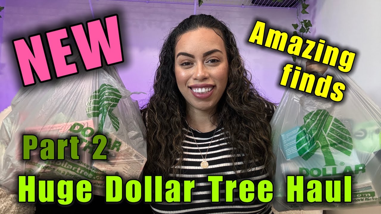 HUGE DOLLAR TREE HAUL PART2 | NEW AT DOLLAR TREE | AMAZING FINDS