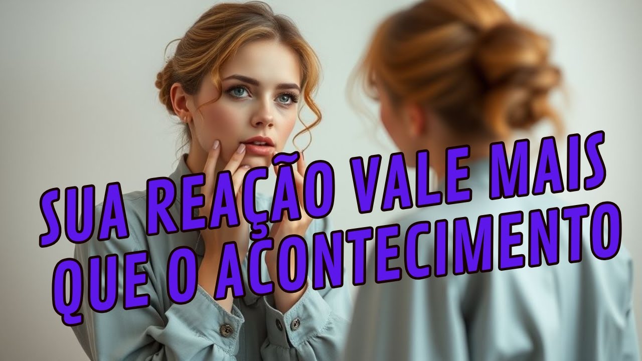 SUA REAÇÃO VALE MAIS QUE O ACONTECIMENTO