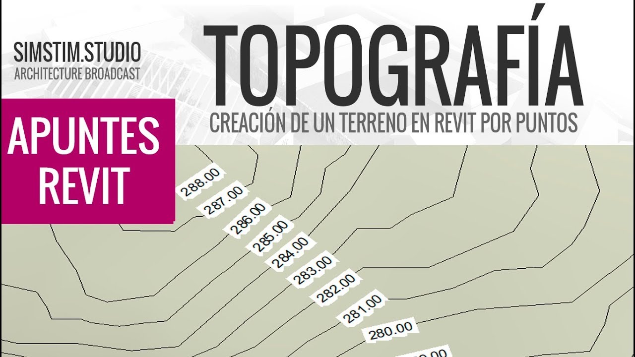 APUNTES REVIT | Topografía - Parte 2 | Crear una superficie topográfica por puntos