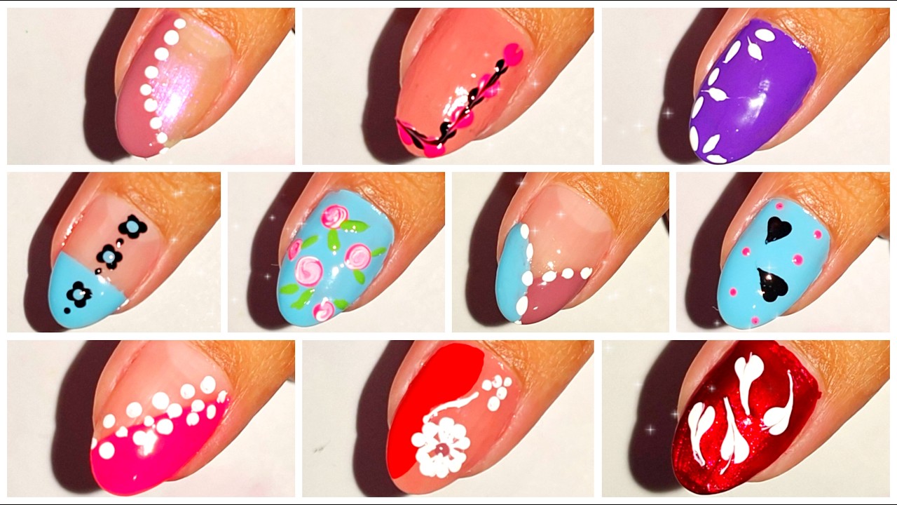 😱 ¡Se volvió VIRAL! 10 Diseños de Uñas Fáciles que parecen profesionales