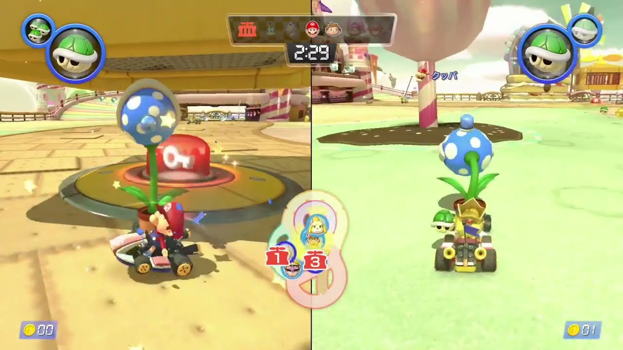 【マリオカート8デラックス】ミニゲーム、パックンVSスパイ第3弾