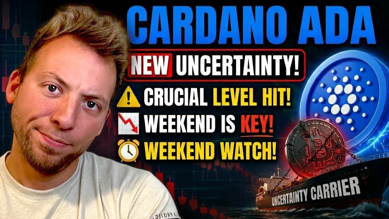 CARDANO ADA &mdash; Опять неопределённость... Крипта на критическом уровне! Очень важные выходные!