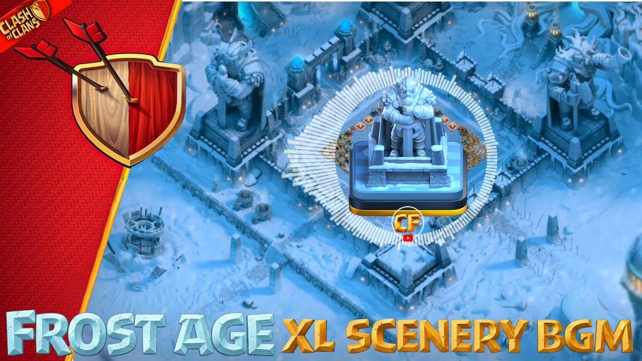 🎵 Frost Age Scenery (XL) Background Music Review | December 2025 | Clash of Clans | Clashflict🔥🎶