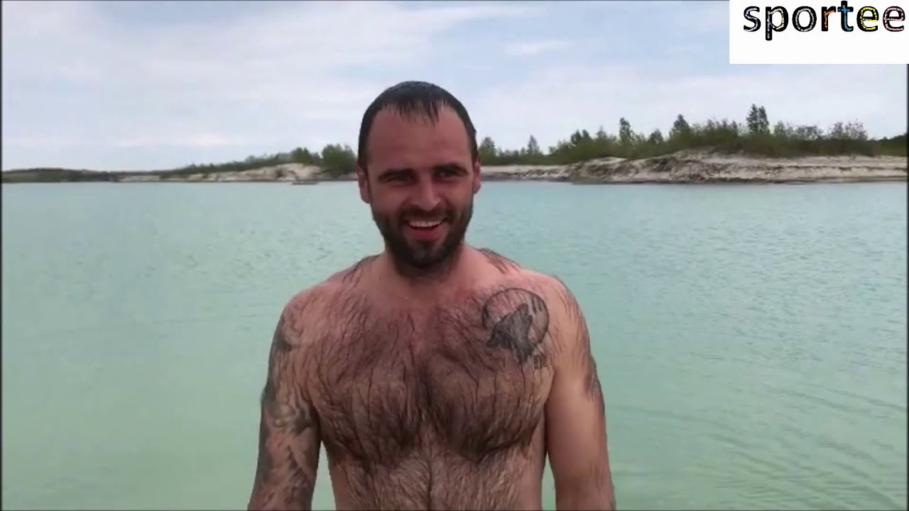 Ice bath recovery & therapy: Men in Ice & Cold Water compilation
