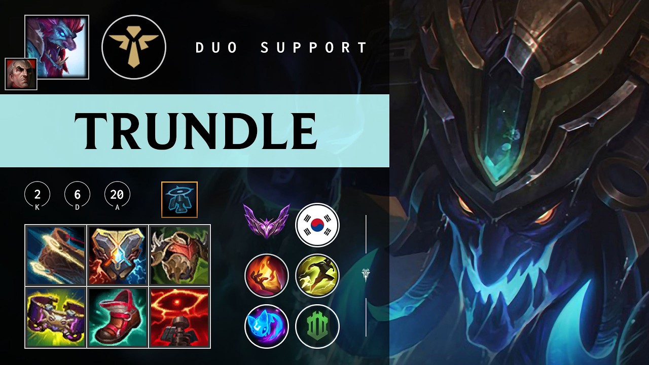 Trundle Support vs Singed - KR Master Patch 26.05