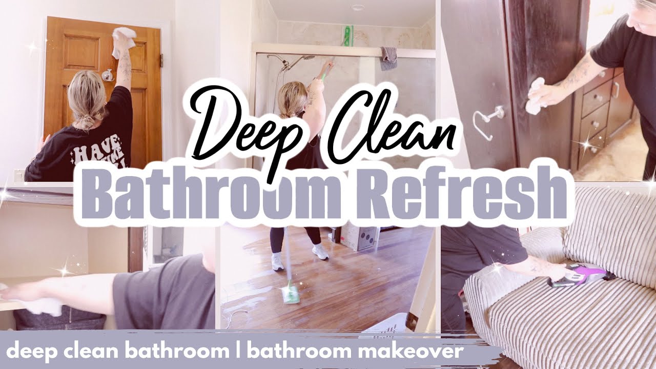 ✨DEEP CLEAN WITH ME | Bathroom Makeover | Cleaning Motivation
