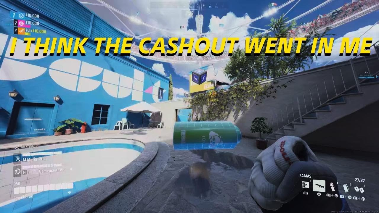 I am 1 with the cashout the cashout is 1 with me