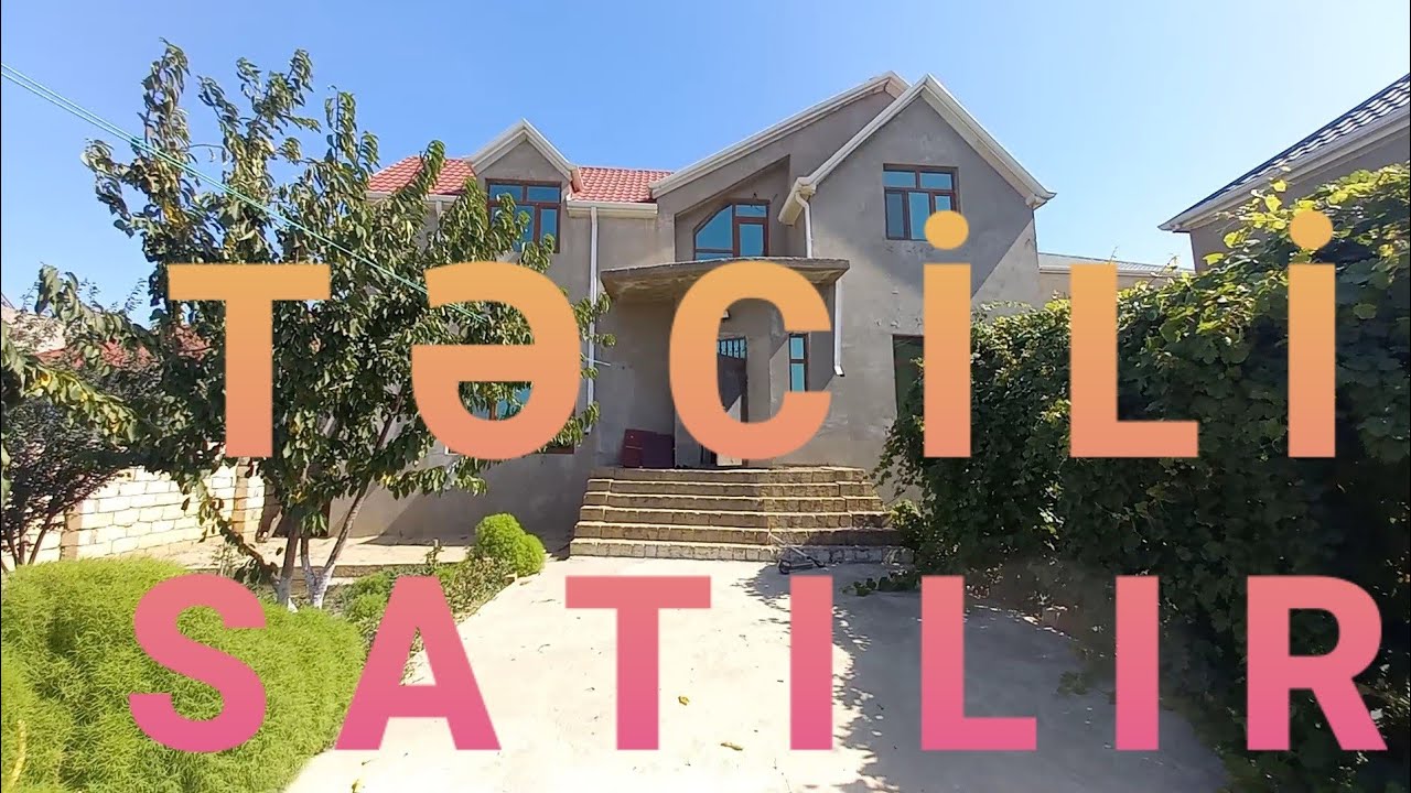 🏝Masazırda, 4 sotda, 2 mərtəbə, 6 otaqlı, yarım təmirli, ŞƏXSİ  TİKİLİ 💥TƏCİLİ SATILIR💥