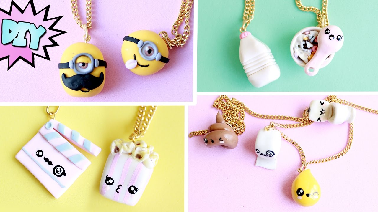 DIY COLAR DA AMIZADE KAWAII 8 ideias feat Amanda Morbeck