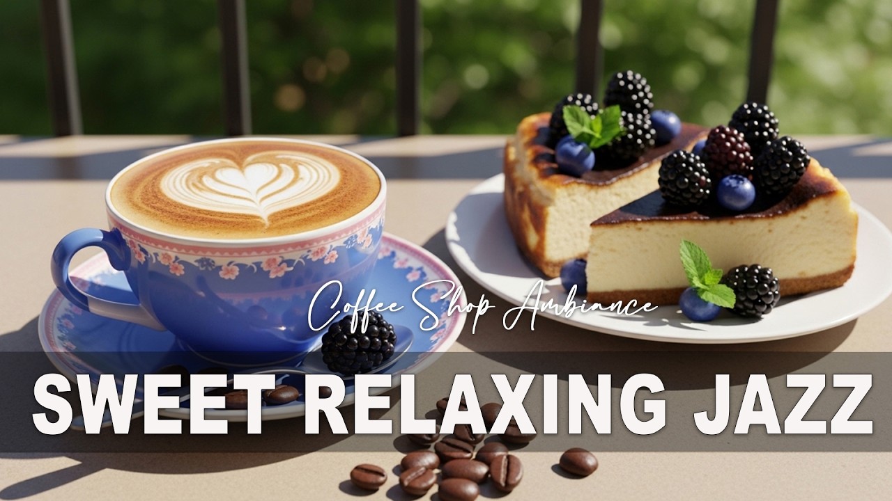 Sweet Relaxing Jazz☕ Bossa Nova Piano - Coffee Shop Ambience for Peacefull Minds, Chill