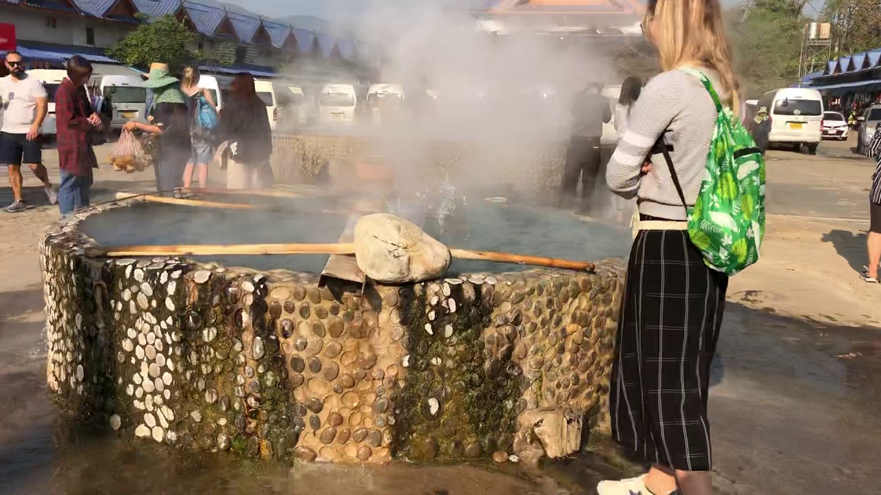 Hot Water Spring in Chiang Rai