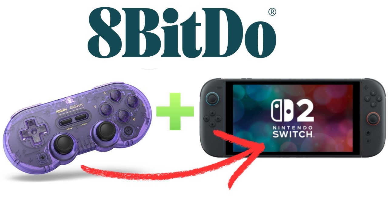 Как подключить 8BitDo SN30 Pro | NINTENDO SWITCH 2 |