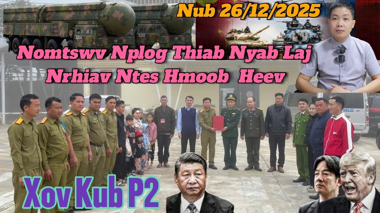 Live 26/12/2025 Part2 Ob Tog Nomtswv, Nplog, Nyab Laj,Koom Siab Ntes Hmoob, Suav Txaus Zog Tua Mekas