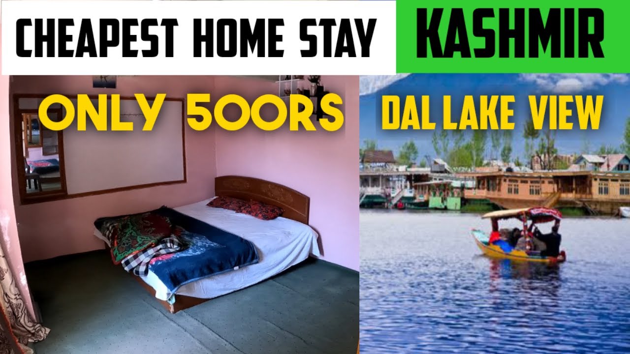 Rs. 500/- Homestay in SRINAGAR (DAL LAKE) | MumbaitoLehLadakh | Mad Survivor