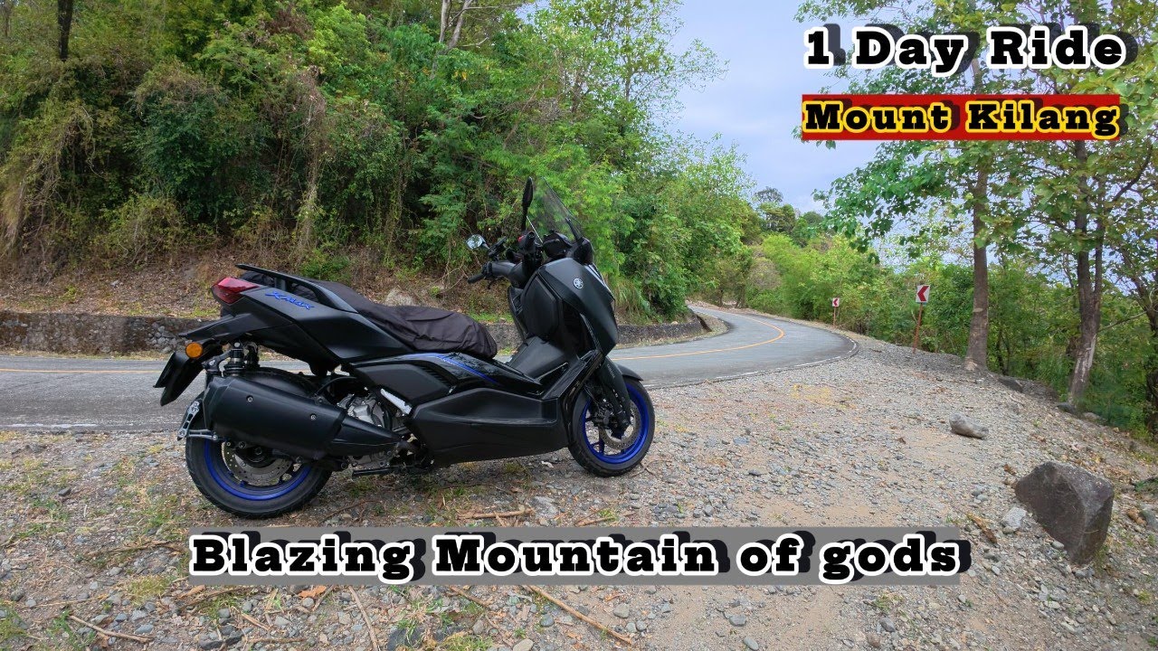 1 day ride to Mount Kilang / Blazing Mountain of gods with Yamaha Xmax v3