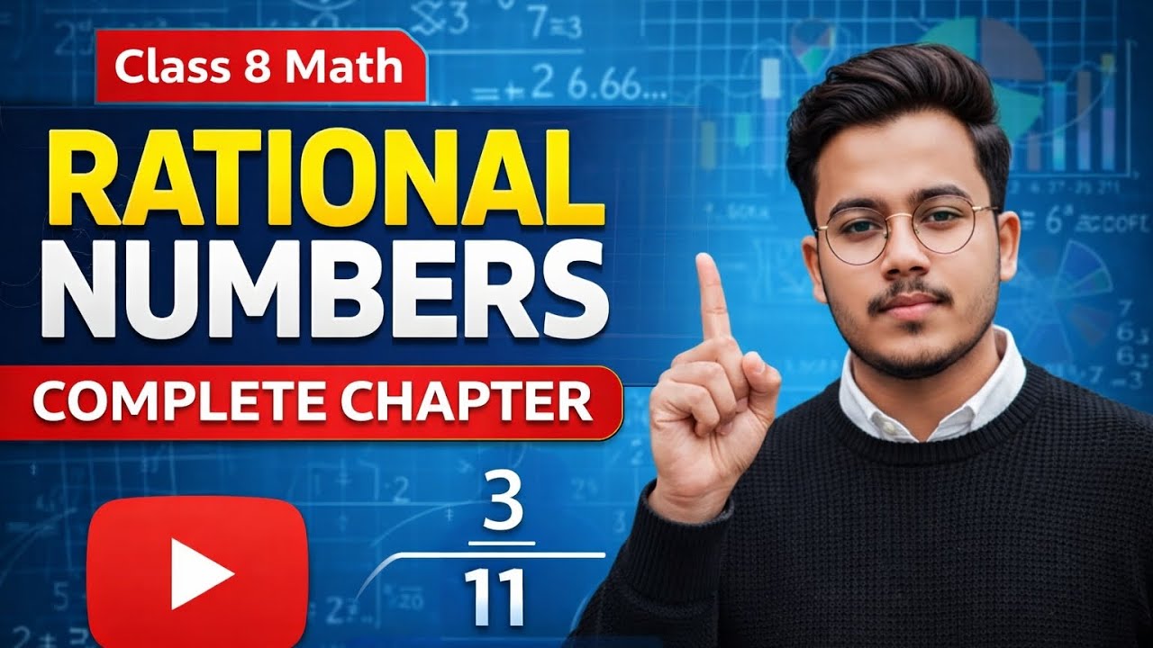 Rational Numbers Class 8 | Full Chapter  lecture no 01 