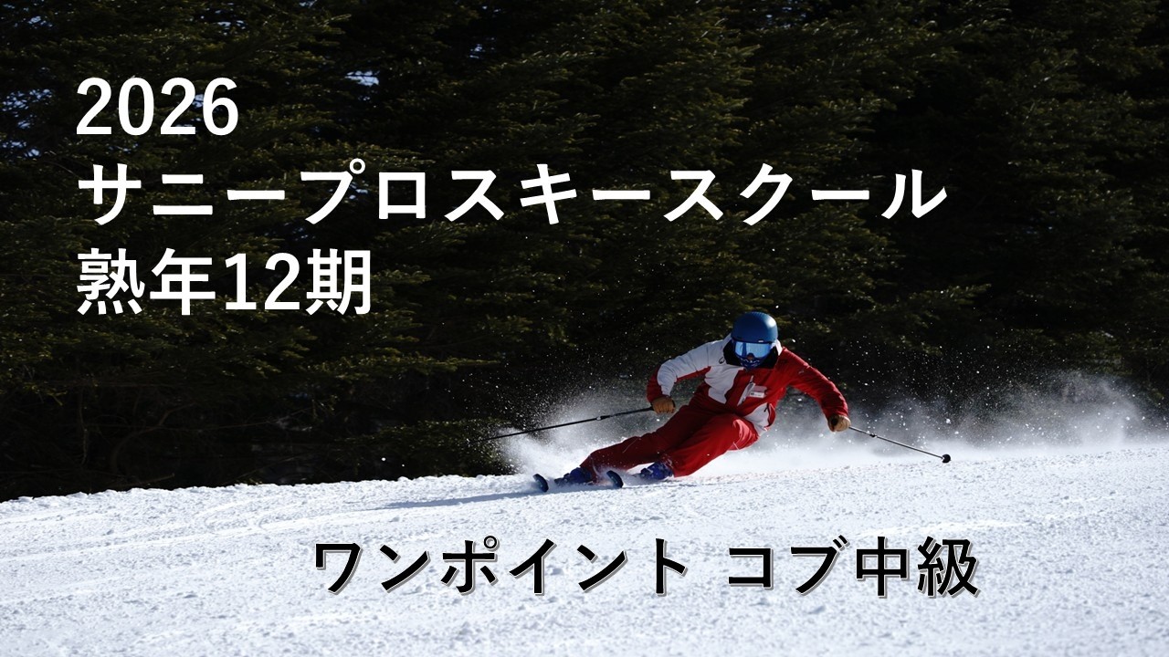 2026サニープロスキースクール熟年12期